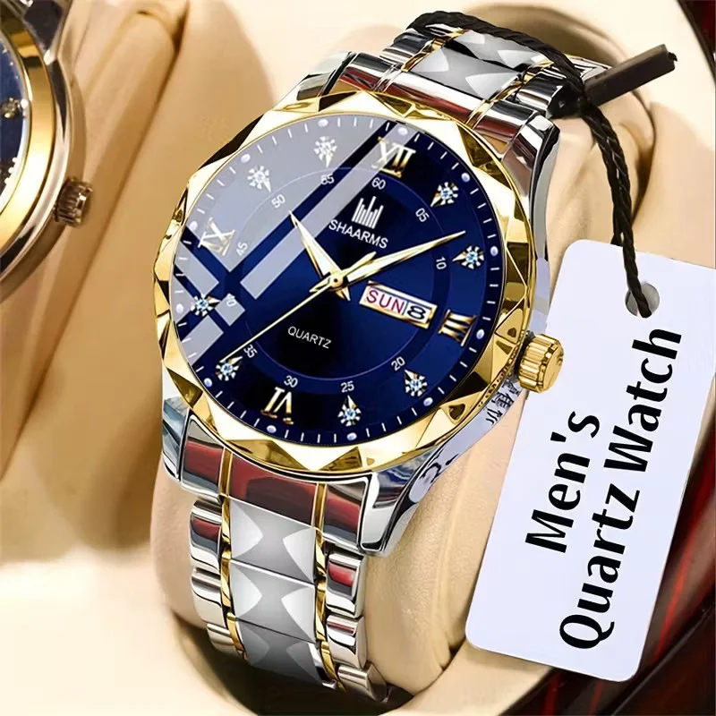 1 PcsMen's Classic Business Wrist Watch, Perfect Gift For Birthday, Halloween, Valentine's Day, Easter & Thanksgiving Day.