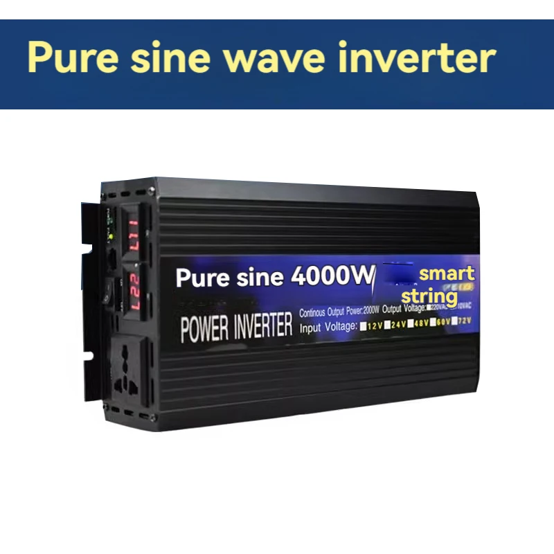 Pure Sine Wave Inverter Converter 12V 24V 48V 60V 110V 220V 2000W 3000W 4000W 5000W DC To AC Electric Inverter