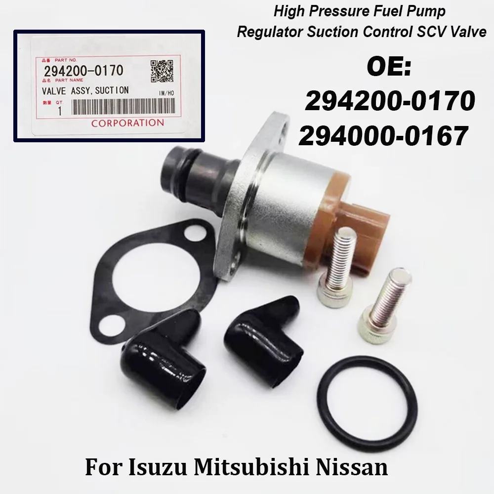 

294200-0170 294000-0167 High Quality High Pressure Fuel Pump Regulator Suction Control SCV Valve For Isuzu Mitsubishi Nissan