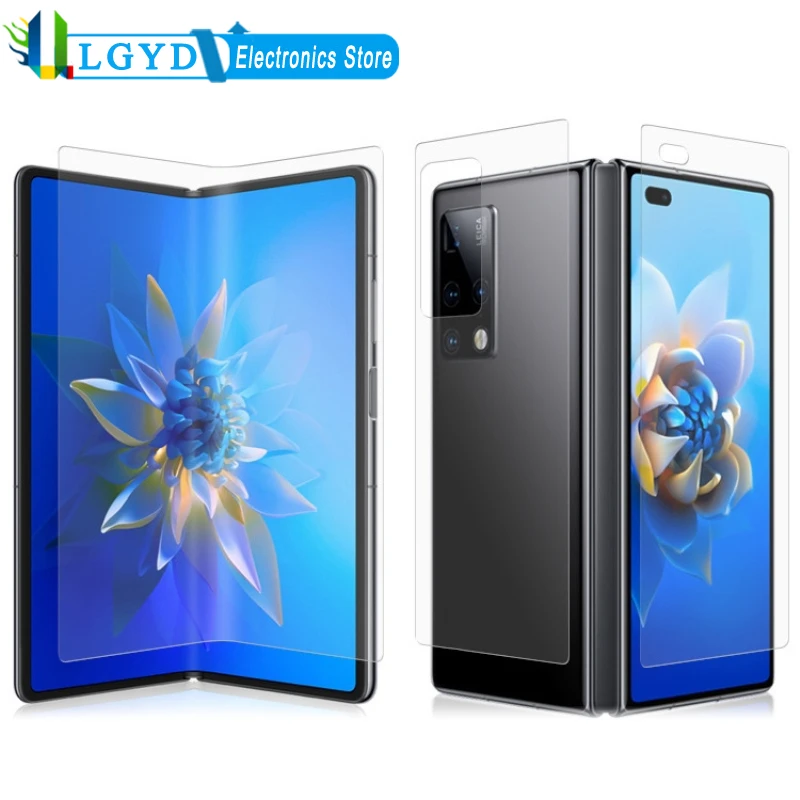 For Huawei Mate XS Phone Full Screen Protector Explosion-proof Hydrogel Film Inner Film + Rear Film