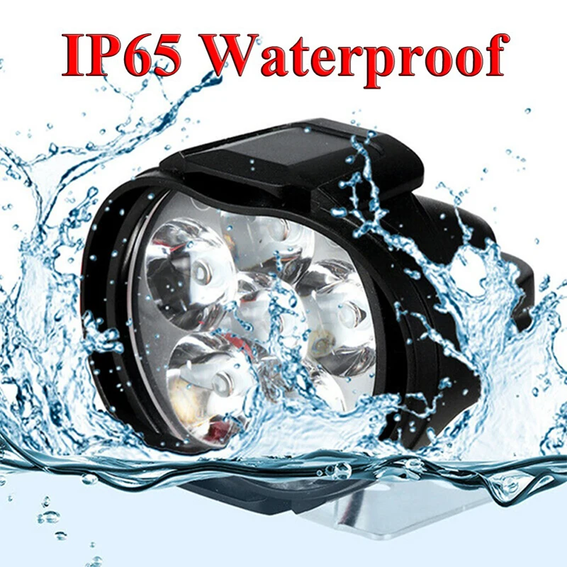 2PCS 6 LED Motorcycle Waterproof Auxiliary Headlight 12V Moto LED Spotlight Lamp Auxiliary Headlight Moto Equipments Accessories