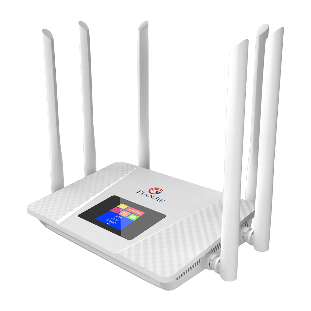 TIANJIE Новый Wi-Fi-маршрутизатор 4G LTE Cat 4, беспроводной домашний маршрутизатор, модем LTE, маршрутизатор, SIM-карта, 4G, сотовый маршрутизатор, двухдиапазонный Wi-Fi