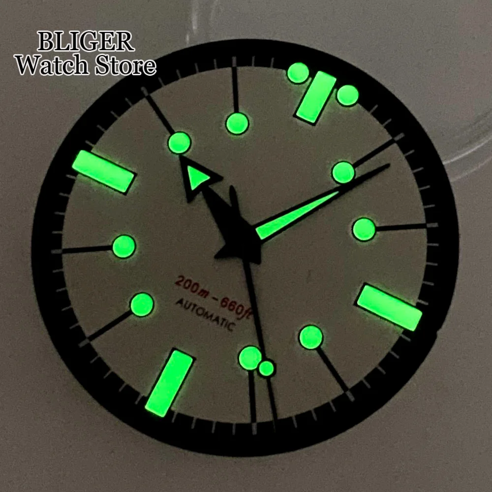 New 31mm Red White Black Blue Watch Dial for NH35 NH36 NH38 Movement Green Luminous For Diving Wristwatch Accessories Parts