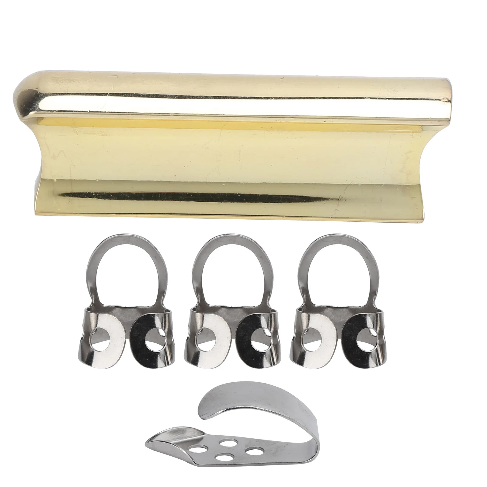 Gitarren-Slide-Stab aus rostfreiem Edelstahl, massives Instrumentenzubehör