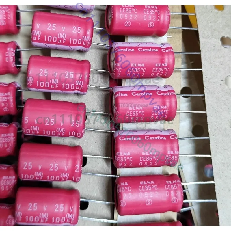 

Оригинальный японский аудиоконденсатор ELNA Cerafine 25V 100UF 10x16мм, матовый, с медными выводами, для аудиофилов