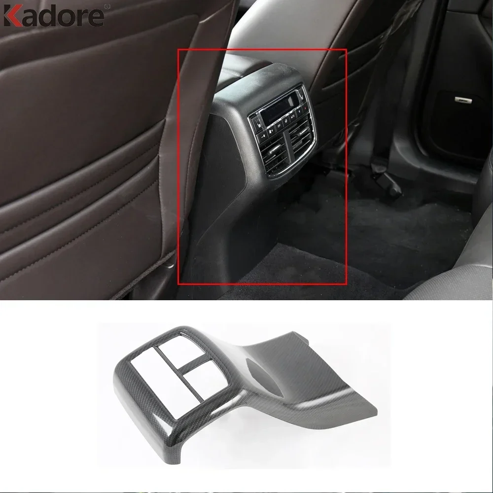 

Автомобильный подлокотник, Задняя Крышка вентиляционного отверстия, отделка для Mazda CX8 CX-8 2018-2022 2023 2024, карбоновые аксессуары для интерьера