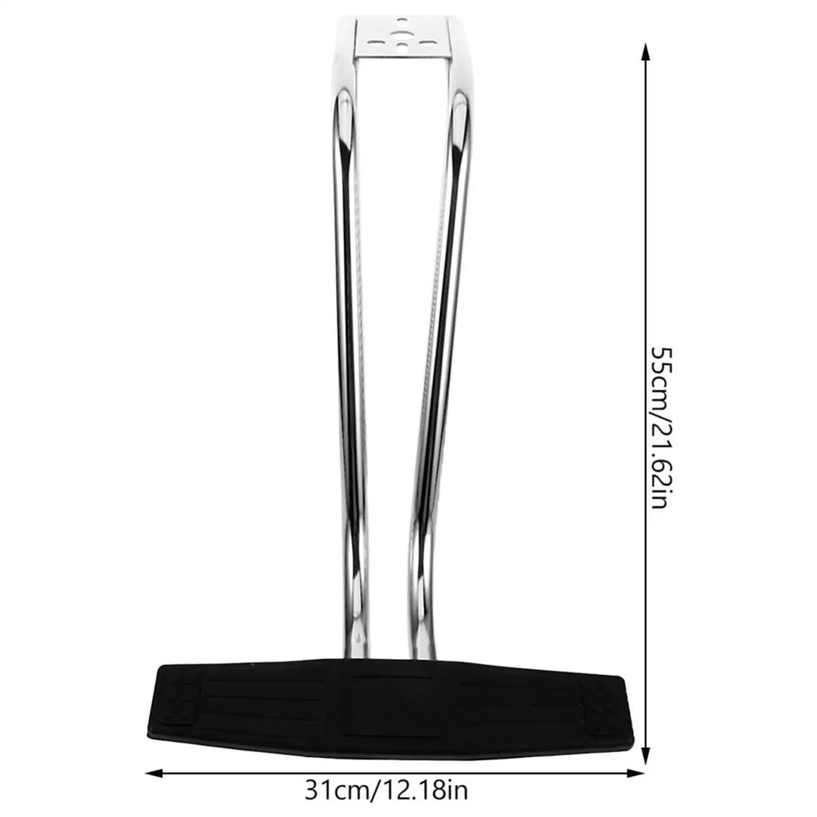 استبدال دواسة كرسي الصالون، حامل ثلاثي القوائم عملي، تركيب معدني، أجزاء مريحة #6