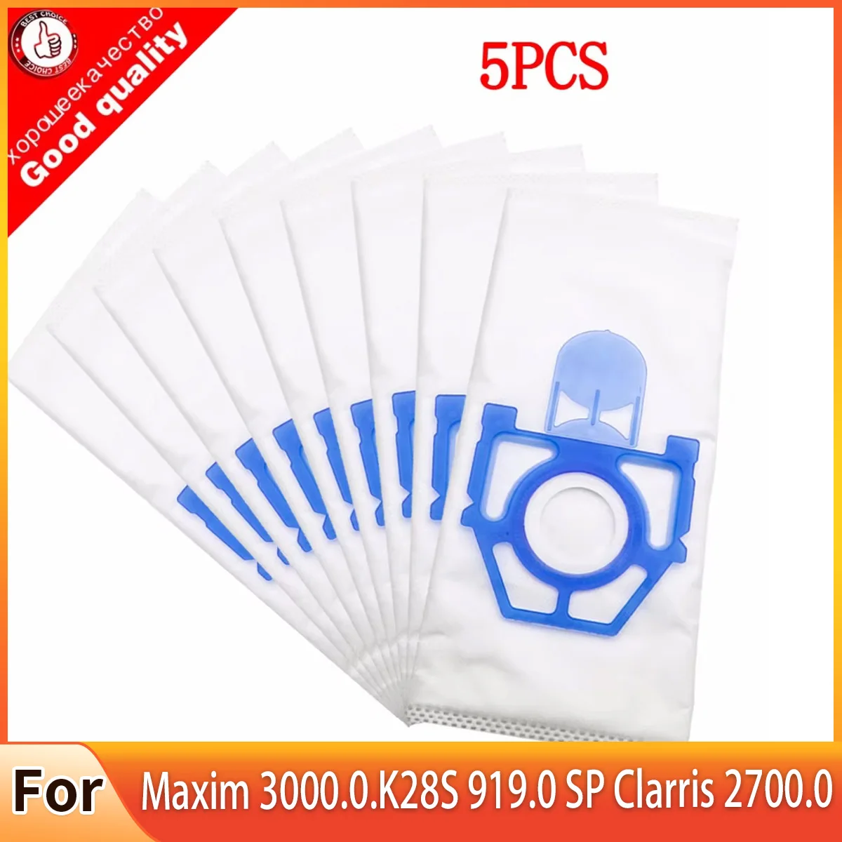 Bolsas de polvo para aspiradora Zelmer Maxim 3000.0.K28S 919.0 SP Clarris 2700.0 ST 819.0 ST Meteor 2400.0 EQ Flip 321