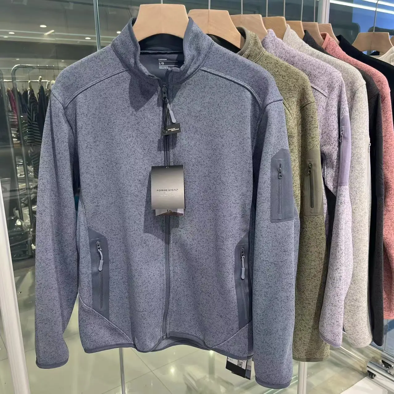 

Мужская повседневная спортивная куртка-кардиган на молнии с воротником-стойкой, теплая, из полиэфирного волокна, с длинными рукавами, для молодежи, модная