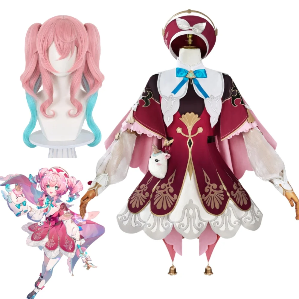 Game Honkai：Star Rail Hyacinthia Cosplay Costume Full Set Hyacine Cosplay Costume Outfits Halloween Party