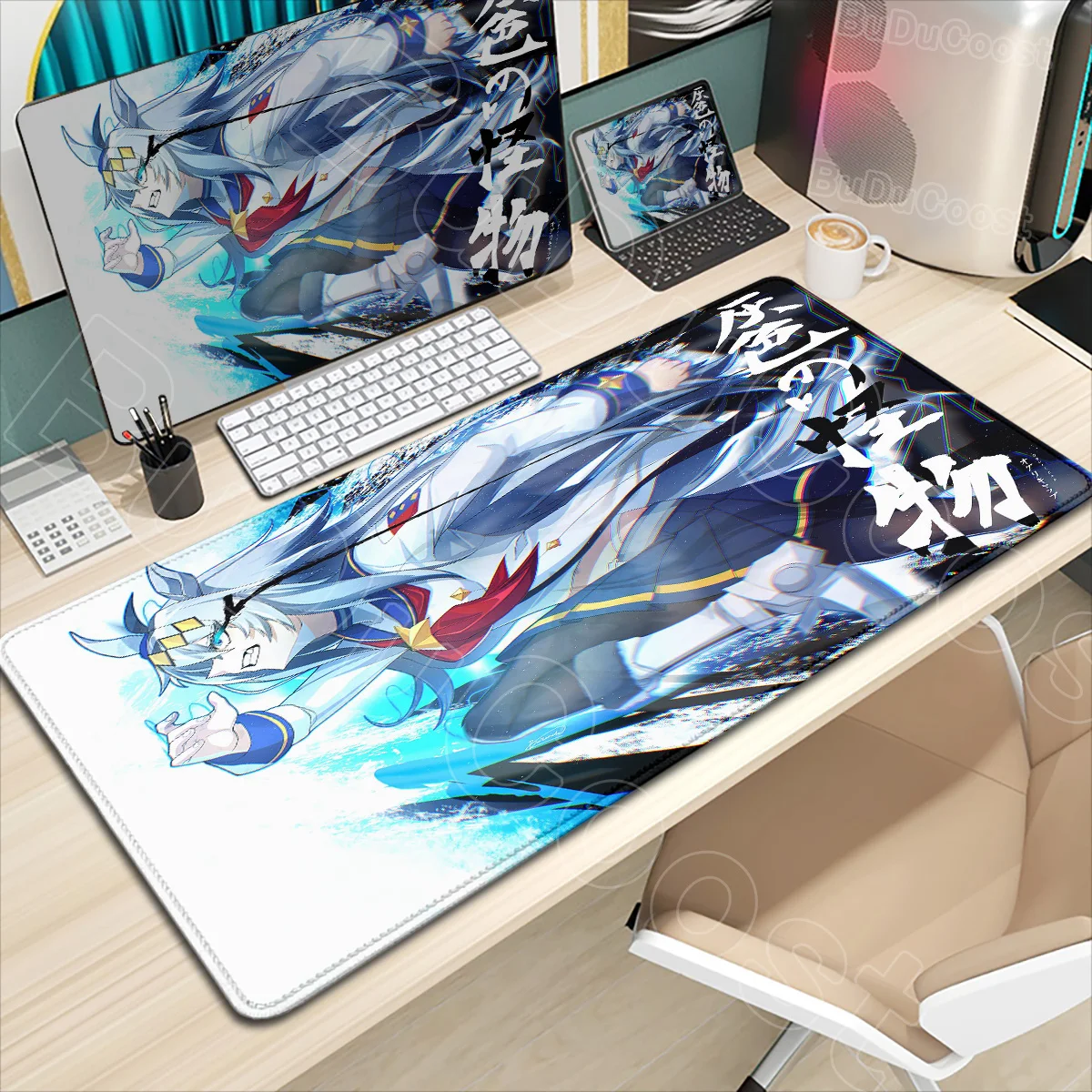New Wallpaper Anime Umamusume Pretty Derby Mouse Pad Keyboard Mousepad Large Cute Oguri Cap Desk Mat PC Gamer Printing Table Pad