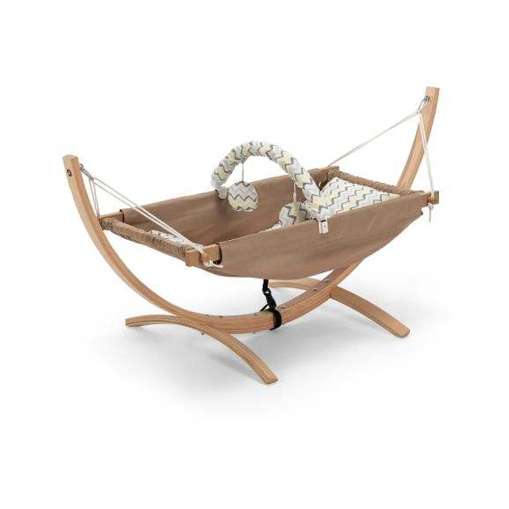 Outdoor Wooden Portable Hammock Chair Bed With Stand