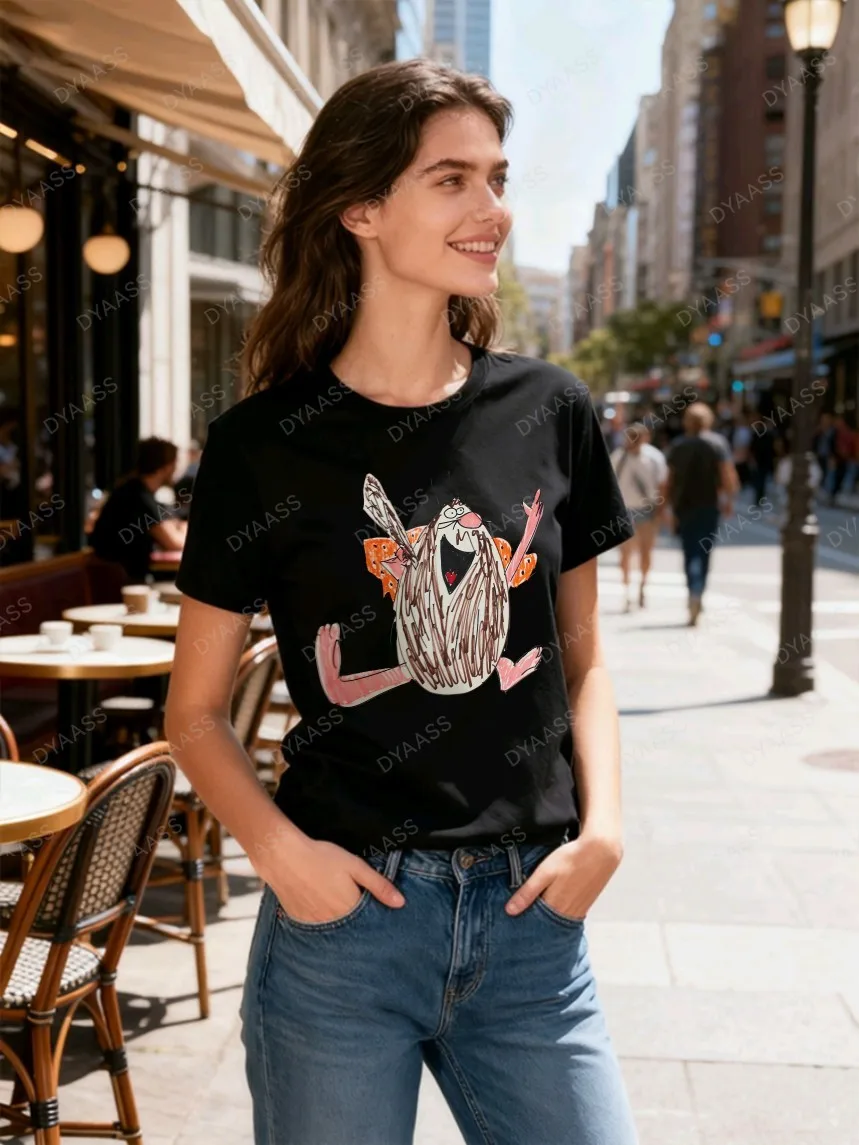 هانا باربيرا مضحك الكابتن الكهف رجل الكهف 1980s الكرتون المطبوعة أعلى الرجال والنساء قصيرة الأكمام