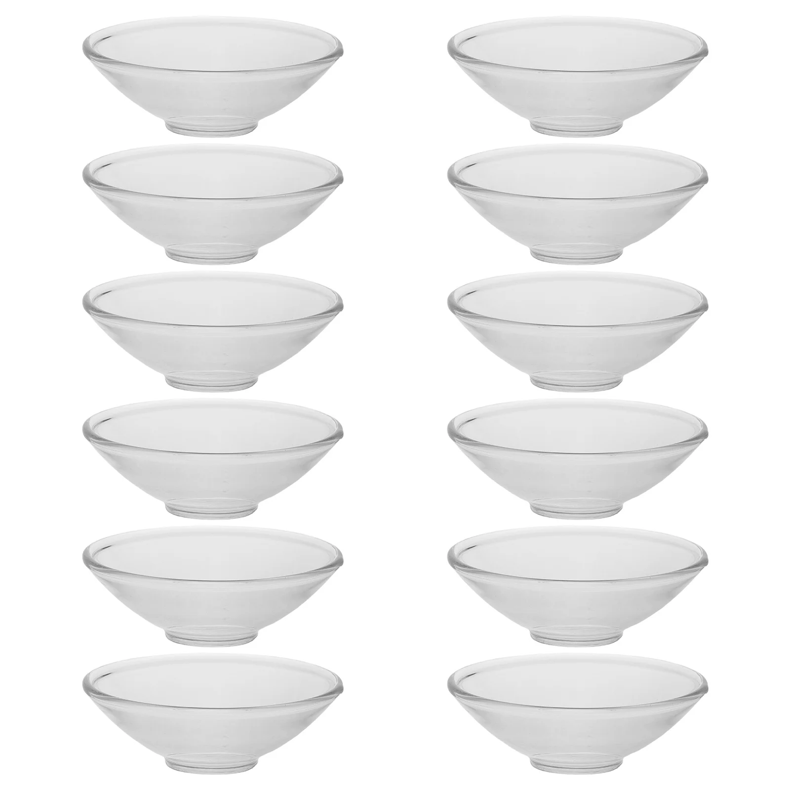 

12Pcs Glass Fluted Wax Holder Drip Protector Clear Reusable Catcher for Tapers Elegant Home Hotel Restaurant Decoration