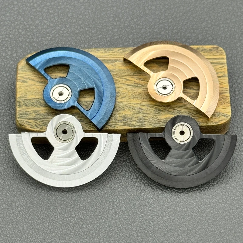 Mod NH35 Automatic Winding Rotor for NH34 NH36 NH38 4R35 7S26 Movement Rotor Repair Parts Hammers Metal Steel Rotor
