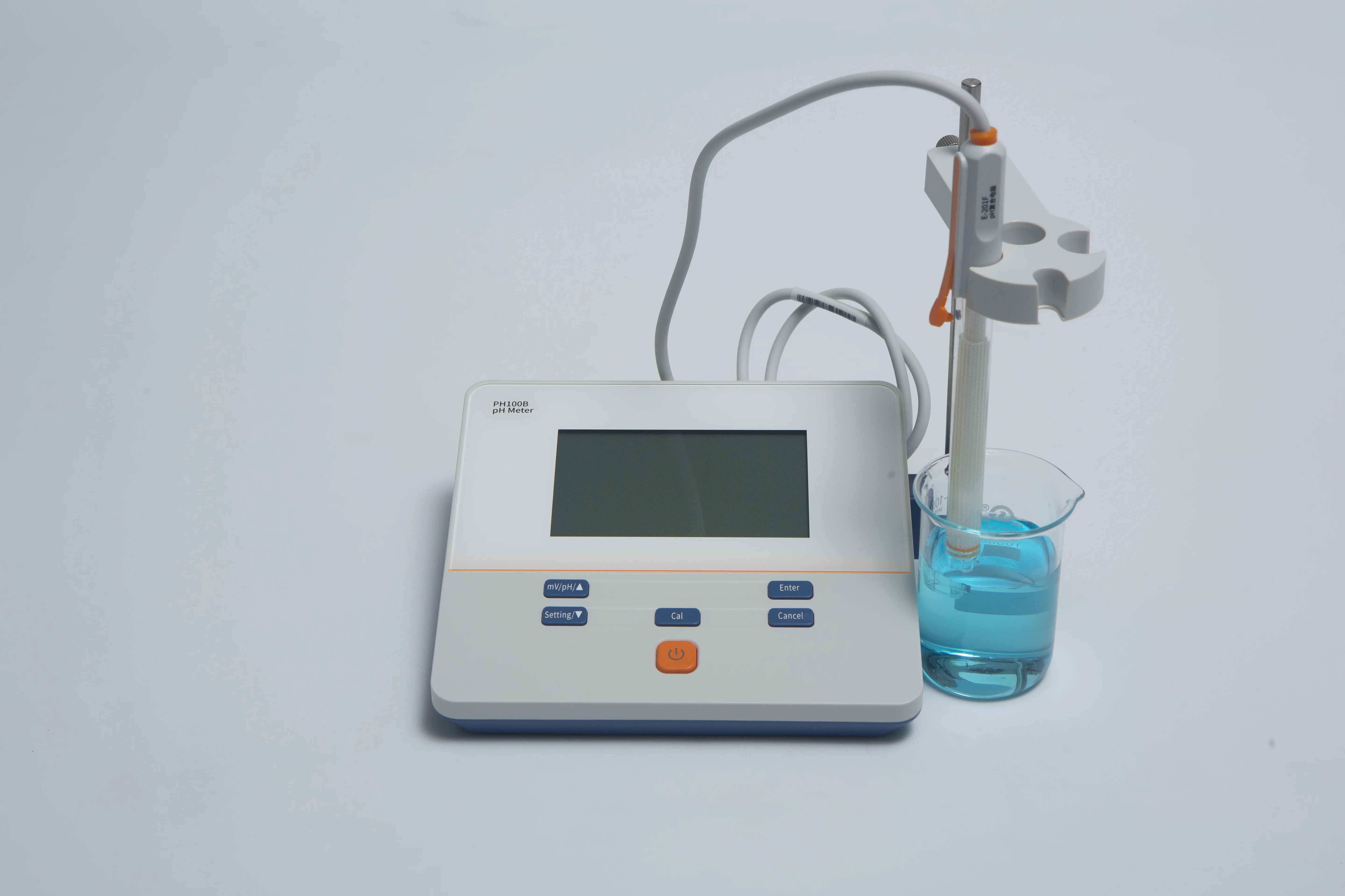 Analizzatore digitale della qualità dell'acqua LCD ad alta precisione da banco da laboratorio PH100B Misuratore PH MV con prezzo di fabbrica