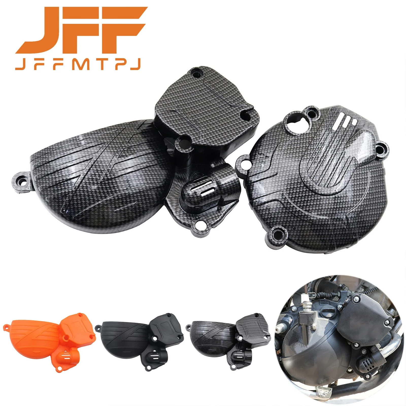 Motorcycle engine clutch protective housing protective cover For Hengjian HJ250 2 Stroke Kayo KT250 YAMAHA DT230 GPX TSE250R - view 2