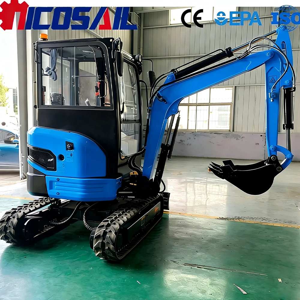 

2.5 Ton Mini Crawler Excavator CE Certified Euro 5 Heavy Duty Compact Easy Operation for Farm Garden Construction