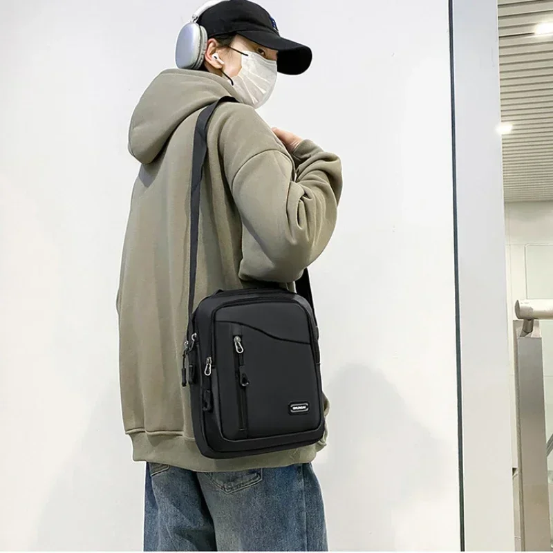 Men\'s Handbag Shoulder Bag Fashion Casual Oxford Man Messenger Bag Stylish Elegant Design Lightweight Men Crossbody Shoulder Bag