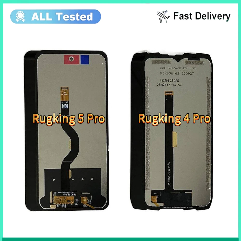LCD For Ulefone Rugking 2 3 4 5 Pro LCD Display Touch Screen Digitizer Assembly Rugking4 Rugking 3 Rugking 5  LCD Screen + Tools