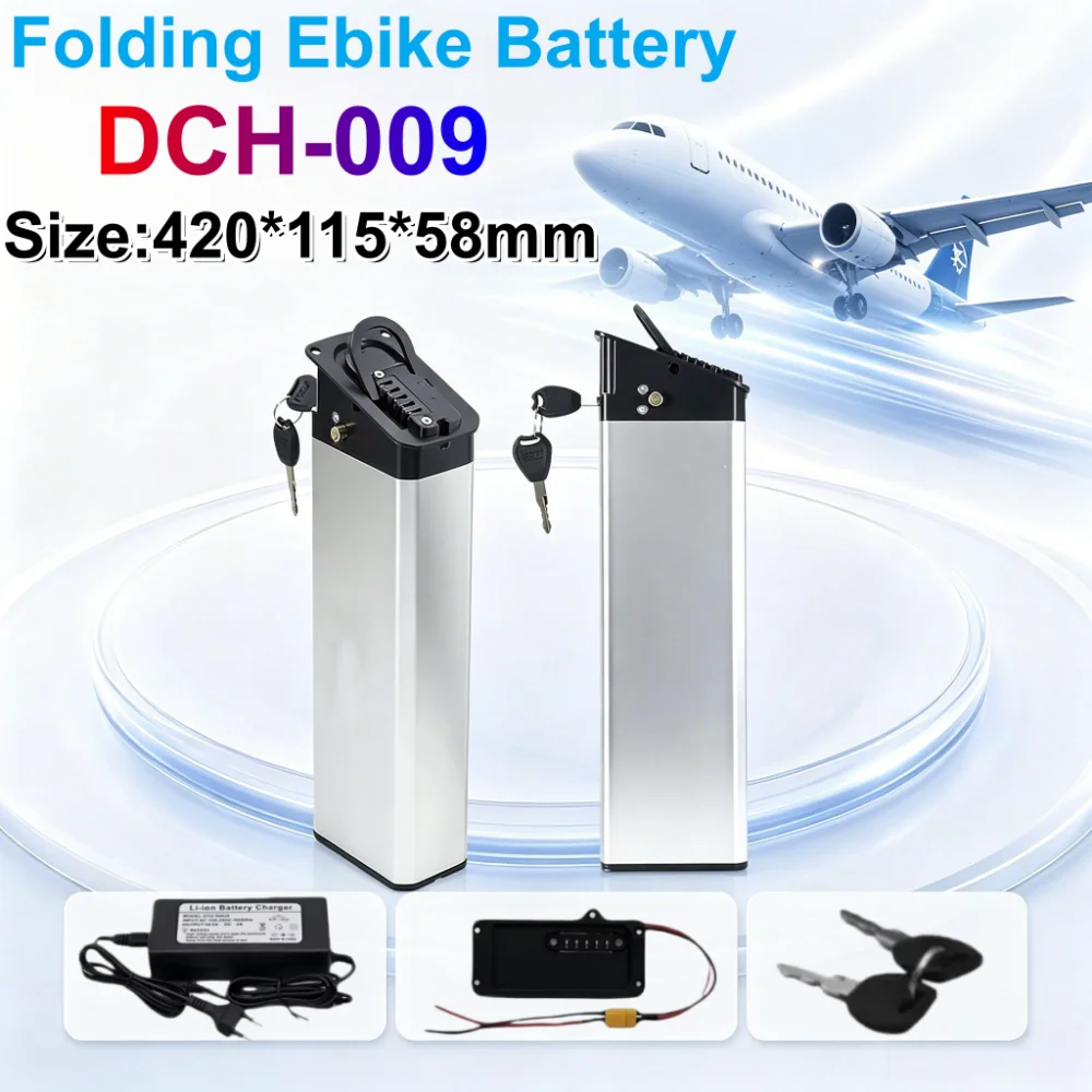 48V/52V 17.5Ah 15Ah 13Ah Folding E-Bike Battery for New Engwe EP-2Pro EnginePro Upgraded Version for MATE X Bike BatteryDCH-009
