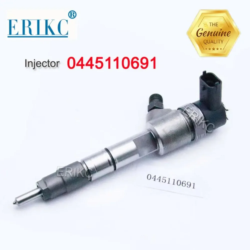 

ERIKC CRDI Injection 0445110691 Original Fuel Injection 0 445 110 691 CRI Diesel Injector Assy 0445 110 691