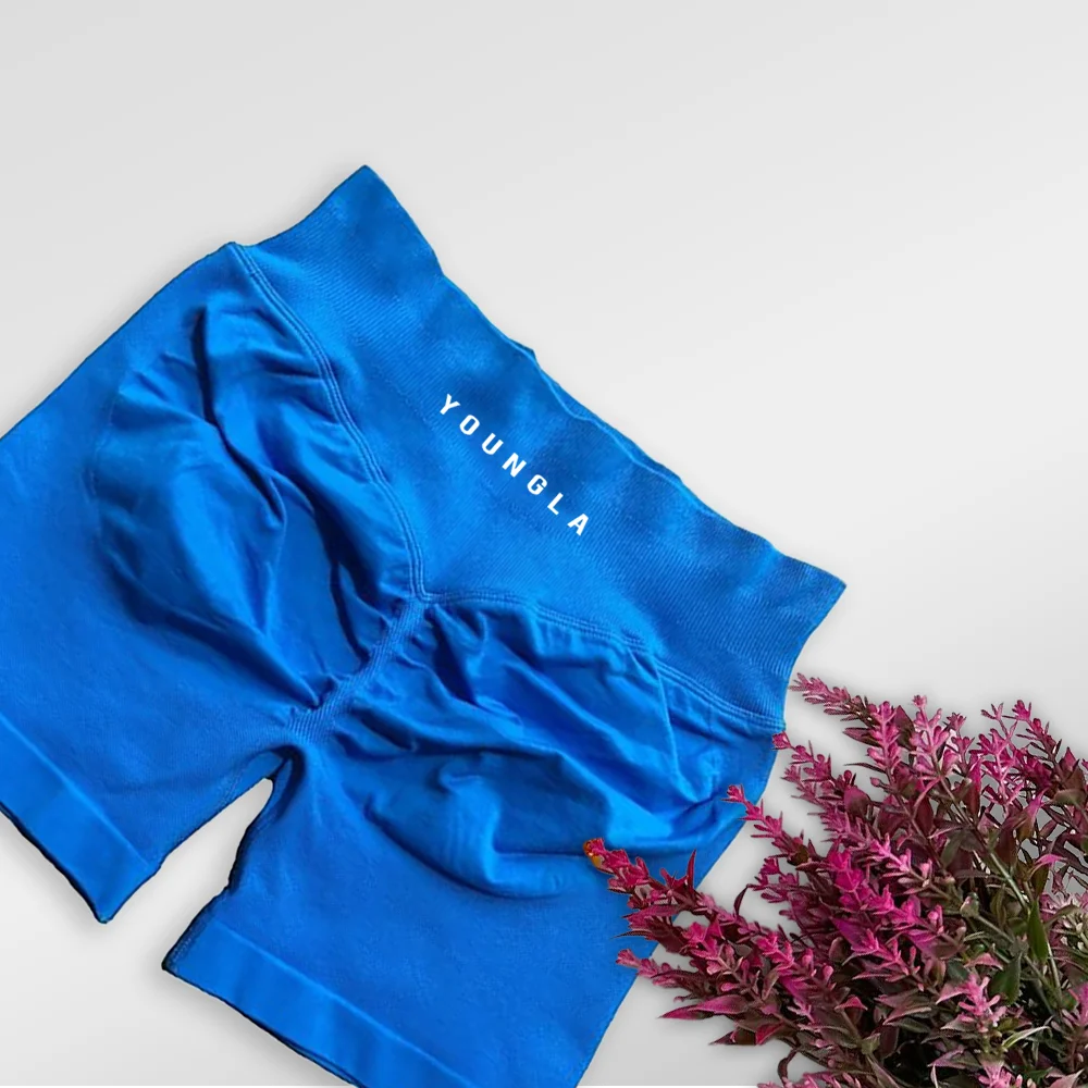 شارع تريند العلامة التجارية المرأة اليوغا السراويل الدراجات مرونة عالية الورك رفع الرياضة اللياقة البدنية السراويل النسائية الصيف اليوغا اللياقة البدنية #4