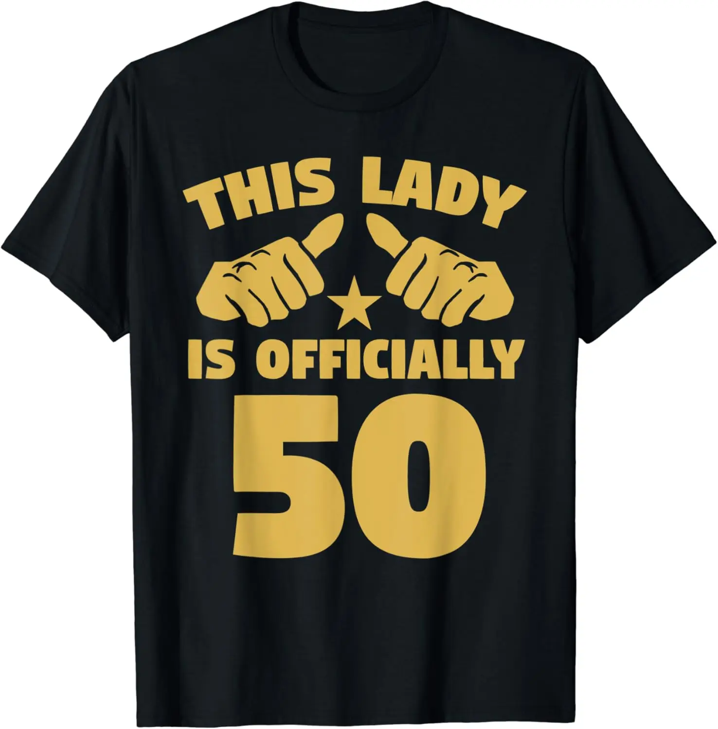 

This Lady Is Officially 50 Years Old 50th Birthday T-Shirt