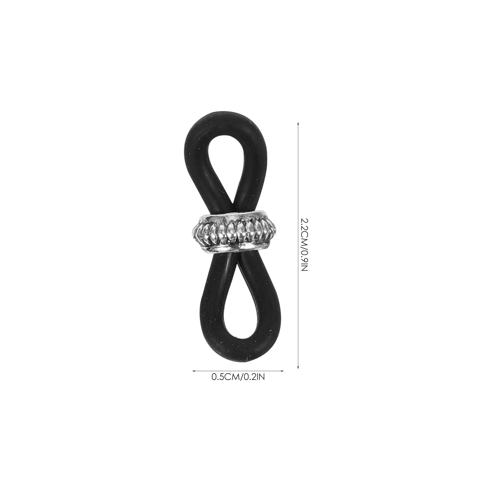 

20 Pcs Anti-slip Buckle for Glasses Chain Eyeglasses Silicone Connector The Spectacles Chains Cord Ends Silica Gel