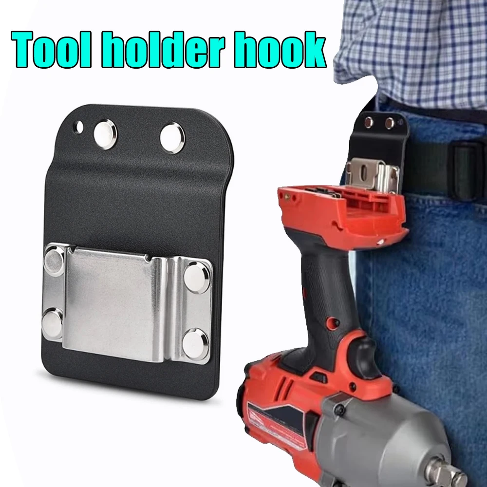 مشبك حزام أشرطة القياس حامل خفيف الوزن ومتين ومتعدد الوظائف ومشبك حزام الحفر المحمول مع أشرطة قياس تأمين الخطاف