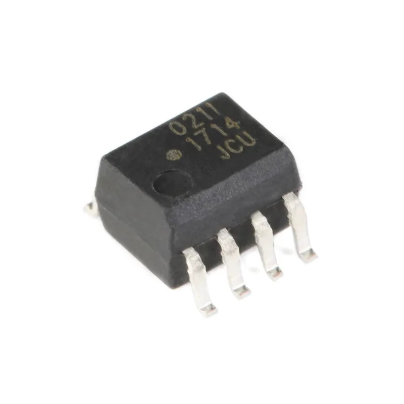 10pcs/Lot HCPL-0211-500E SOP-8 HCPL-0211 High Speed Optocouplers 5MBd 1Ch 1.6mA Operating Temperature:- 40 C-+ 85 C