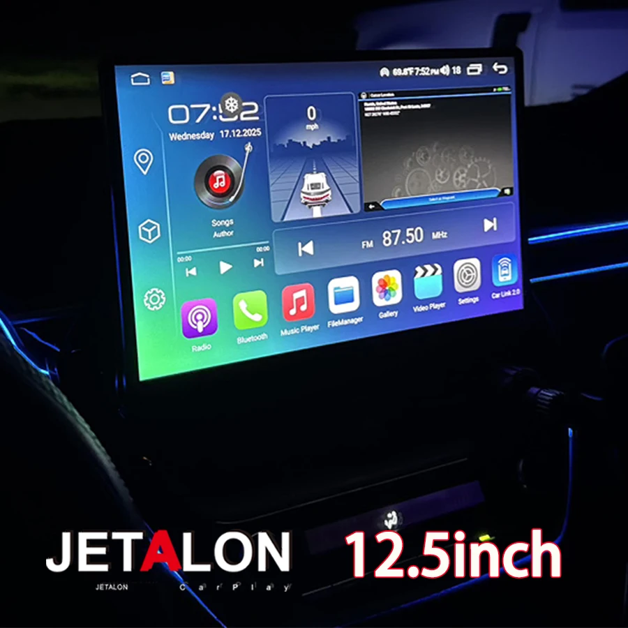 New 12.5inch Ultra-thin Screen For Toyota Corolla 2019-2025 Head Unit Multimedia Carplay Car Radio Navigation Android Screen