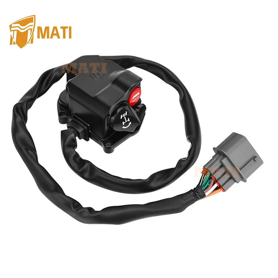 

M MATI Differential Lock 4x4 Switch Throttle Top for Honda Foreman 500 4x4 ES 2014 O.E.M# 35400-HR4-A21