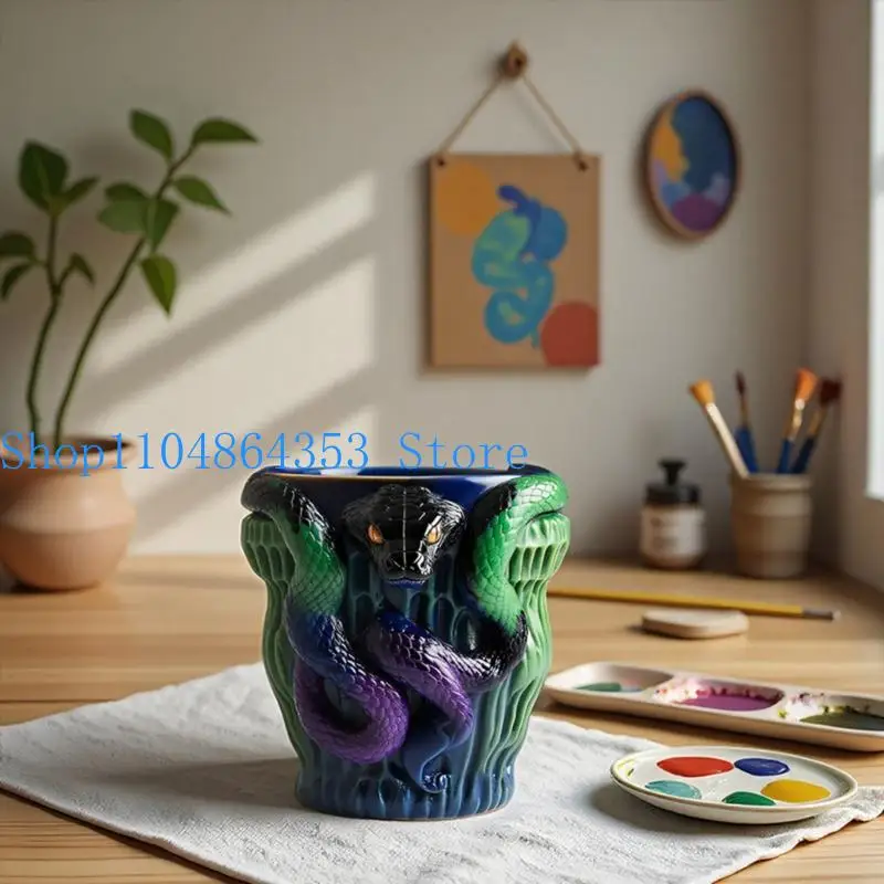 652F قالب ثعبان السيليكون مناسب لمجوهرات الشمعة المصنوعة يدويًا وحرف زارع عصاري إبداعي