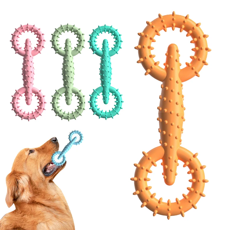 Dog Pull Ring Toy Interactive Dog Toys Interactive Teeth Cleaning Tool For Pet Boredom Relief And Training Pull Ring Pet Chewing