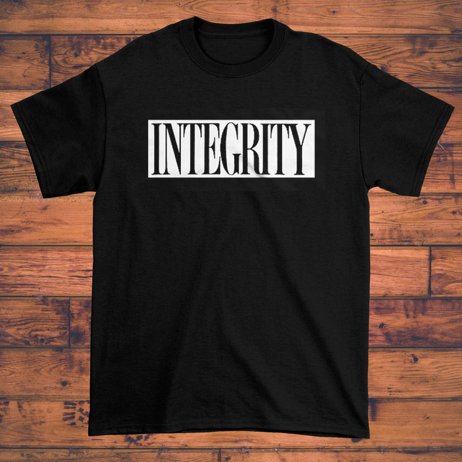 NEW Integrity Band Classic Logo Black All Size Shirt AH1286