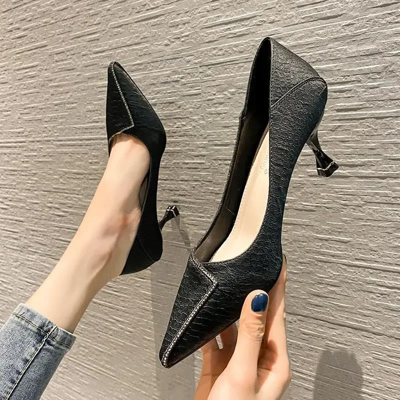 zapatos de mujer female cool crystal high quailty stiletto heel shoes for sexy party women fashion comfort green pumps ba109