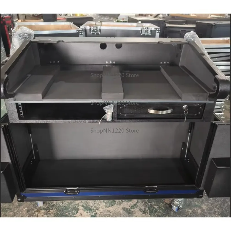 

Goodwill Customize Aluminum Durable Flip Flight Case for GL2400-432 Mixer with Laptop Holder