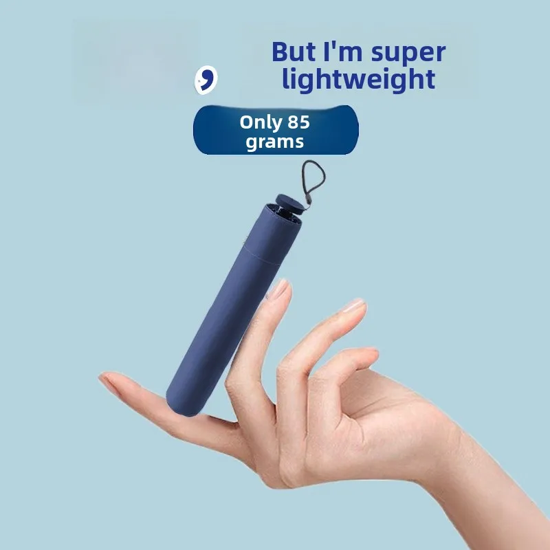 

Ультралегкий портативный зонт из углеродного волокна, компактный женский зонт от солнца с защитой от УФ-излучения, модный зонт в форме карандаша