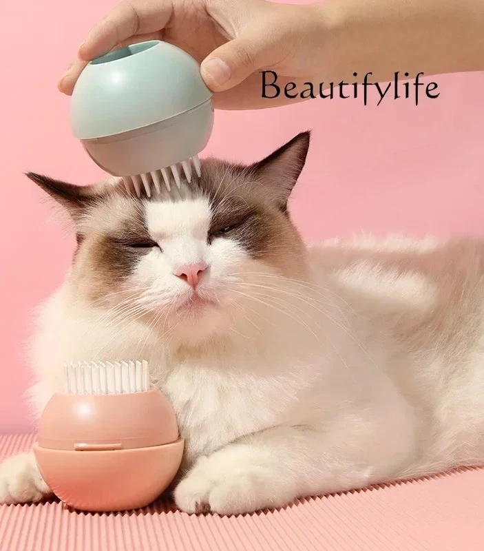 

расческа для кошек Spherical hair removal comb for cats and dogs to remove floating hair and pet massage products