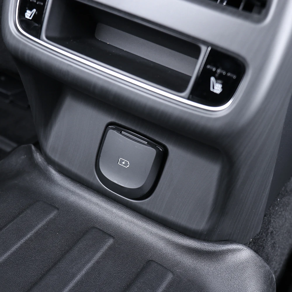 For Genesis GV70 2025 Left-Hand Drive ABS Rear Air Vent Cover Trim Panel Air Conditioning Outlet Frame Car Accessories