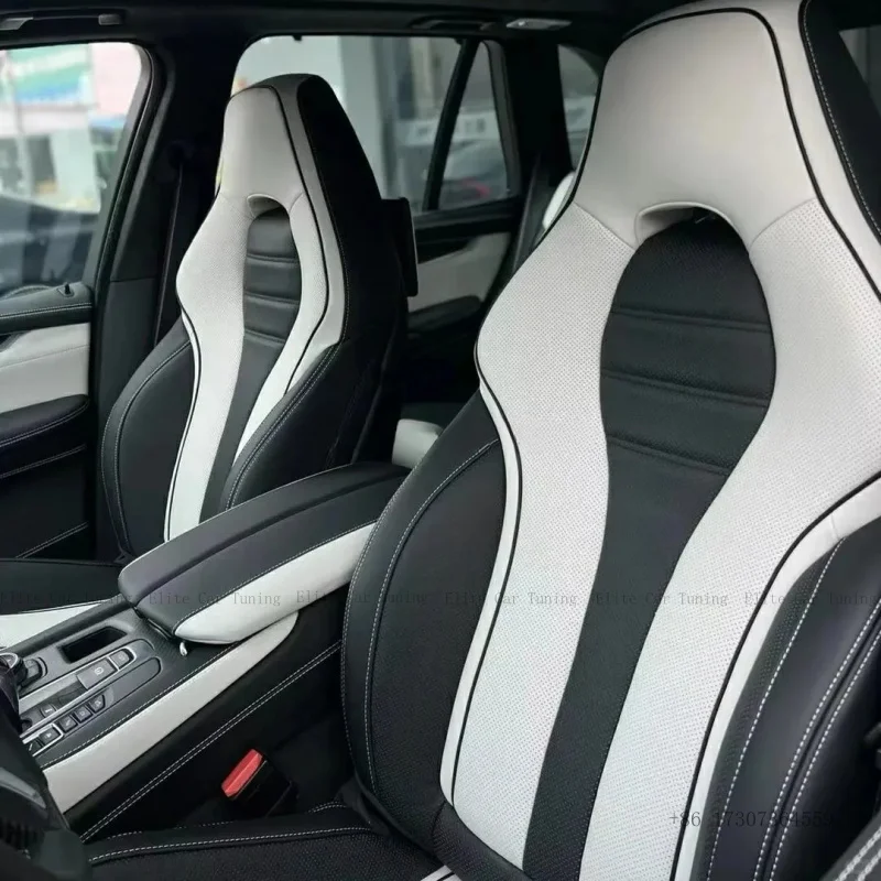 

Для серий X3, X5, X6, M3, M5, M6: Обновленные аксессуары для интерьера автомобиля M — спортивные гоночные ковшеобразные сиденья с индивидуальной кожаной обивкой и наполнителем из поролона