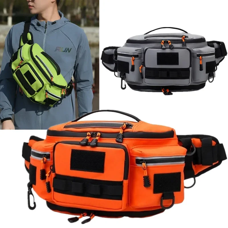 Camping Waist Bag Chest Travel BackpPouch For Men Cycling Hiking Outdoor Sport Crossbody Molle Tactical Belt Fishing Fanny Pack