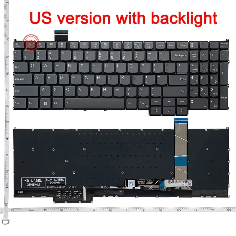Klawiatura US dla Lenovo Thinkbook 16+ 16p G4 IRH IRL 16 G5+ IRH 16 G6 IRL 16 G6+ IMH 16 G5 IRH 16 G6 ABP 16 Gen 6 2023 2024