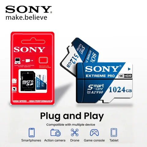 High Speed Memory SD Card, Micro TF, SD Card, 1TB, 512GB, Class 10 TF Flash, USB Pen Drive, 256GB, 128GB, 64GB