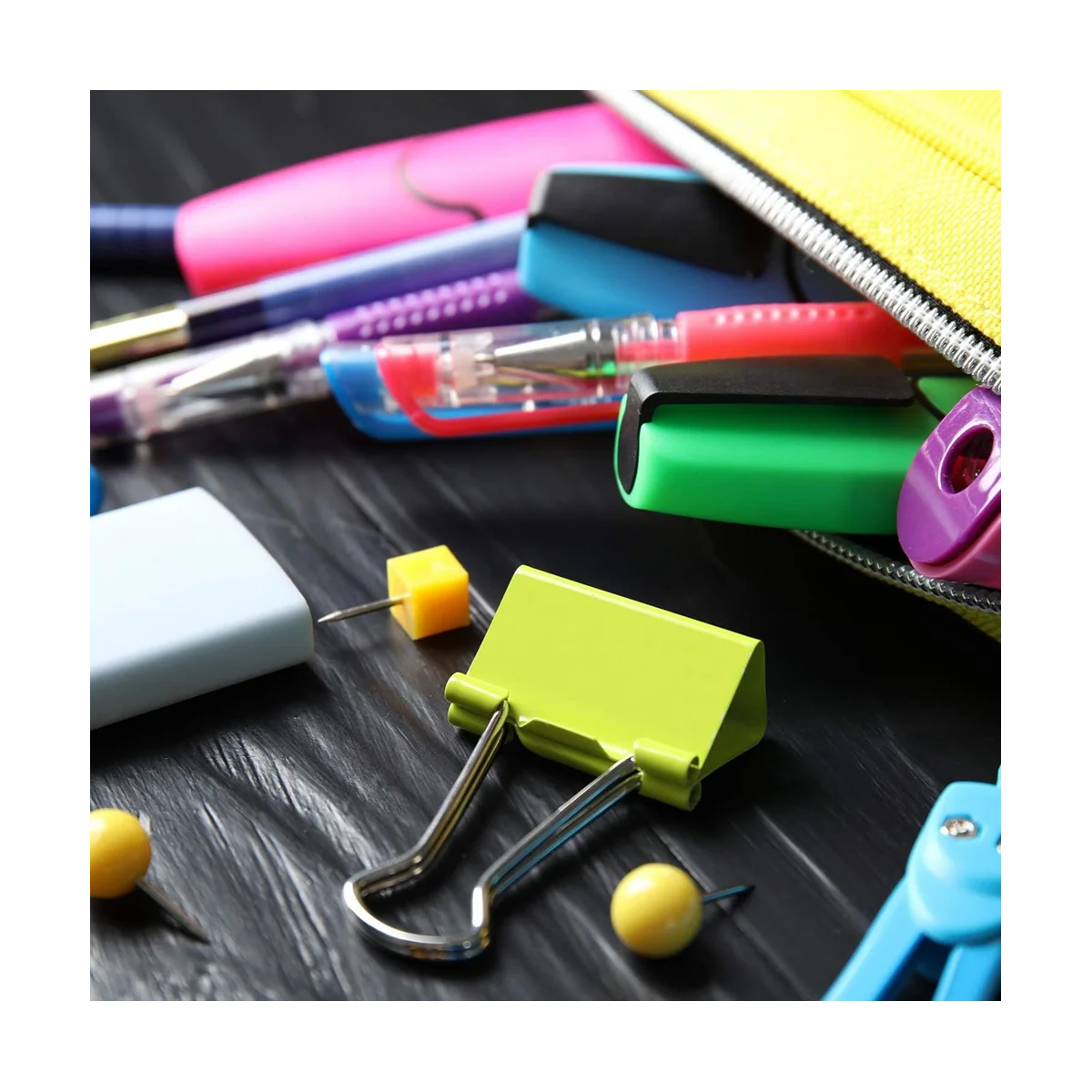 คลิปหนีบกระดาษแบบคลิปหนีบกระดาษคละขนาด300พร้อมกล่องสำหรับโรงเรียนสำนักงานและที่หนีบบ้านสำหรับโน้ตบุ๊คซองจดหมาย