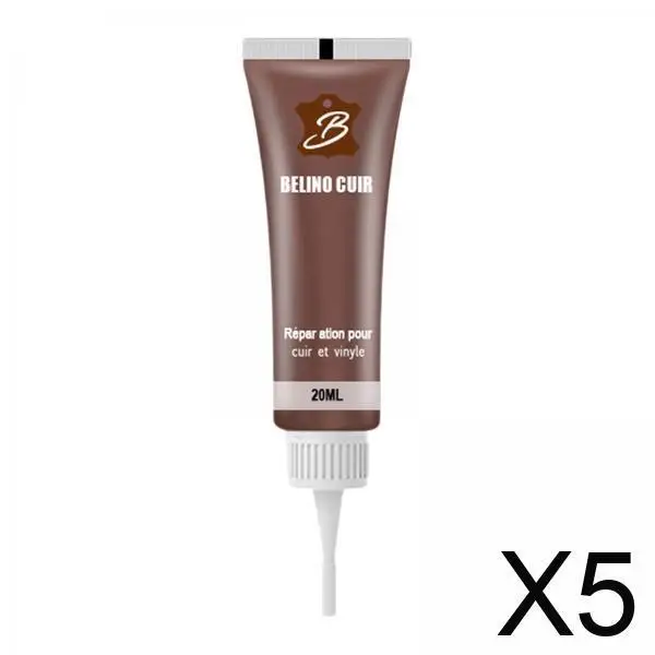 

Leather Restoration Cream Coffee Color Easy to Use Recoloring Paint for Couches Car Seats Handbags Shoes