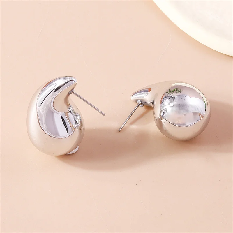 Aihua Koreanische Emaille Großen Platz Stud Ohrringe Weibliche Mode Süße Rot Weiß Farbe Geometrie Aussage Ohr Studs Schmuck Geschenke – Detail 17
