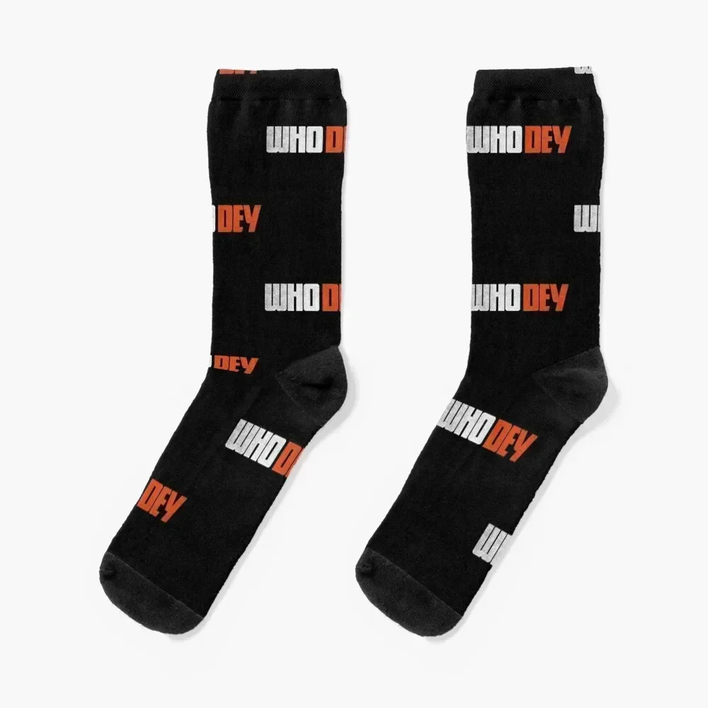 

Who Dey Socks Thermal man winter cotton funny gifts sports stockings Boy Child Socks Women's