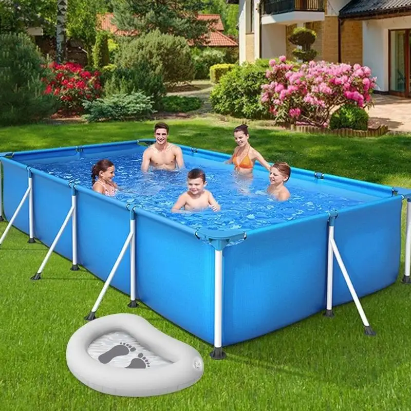 Light weight PVC Foot Cleaning Tub Space Saving Inflatable Foot Wash Tub 
